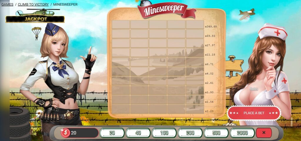 Minesweeper 1xBet Poker