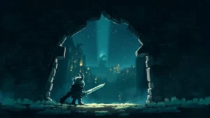 Hollow Knight walkthrough map with the Knight exploring Hallownest